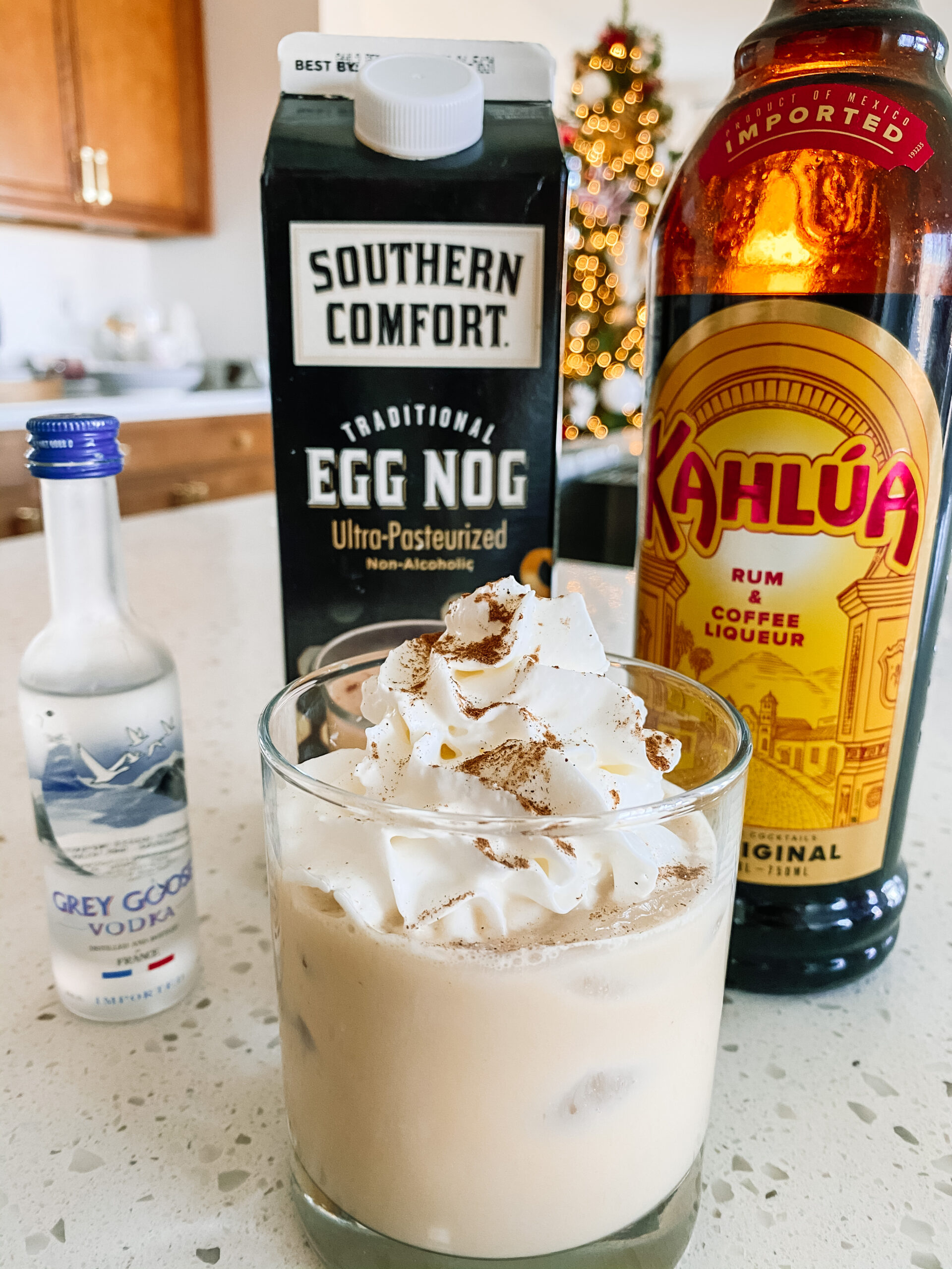 Egg Nog White Russian Cocktail